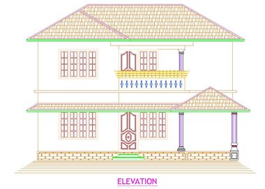 myHut Home Plans - myHut HomePlans, myHur Realtors, myHut.in, Home Plans Elevation kerala india Kannur